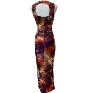 Vintage Large Y2K Dress Fall Homecoming Maxi Large Long Dress 90s RARE Boho Hoco
